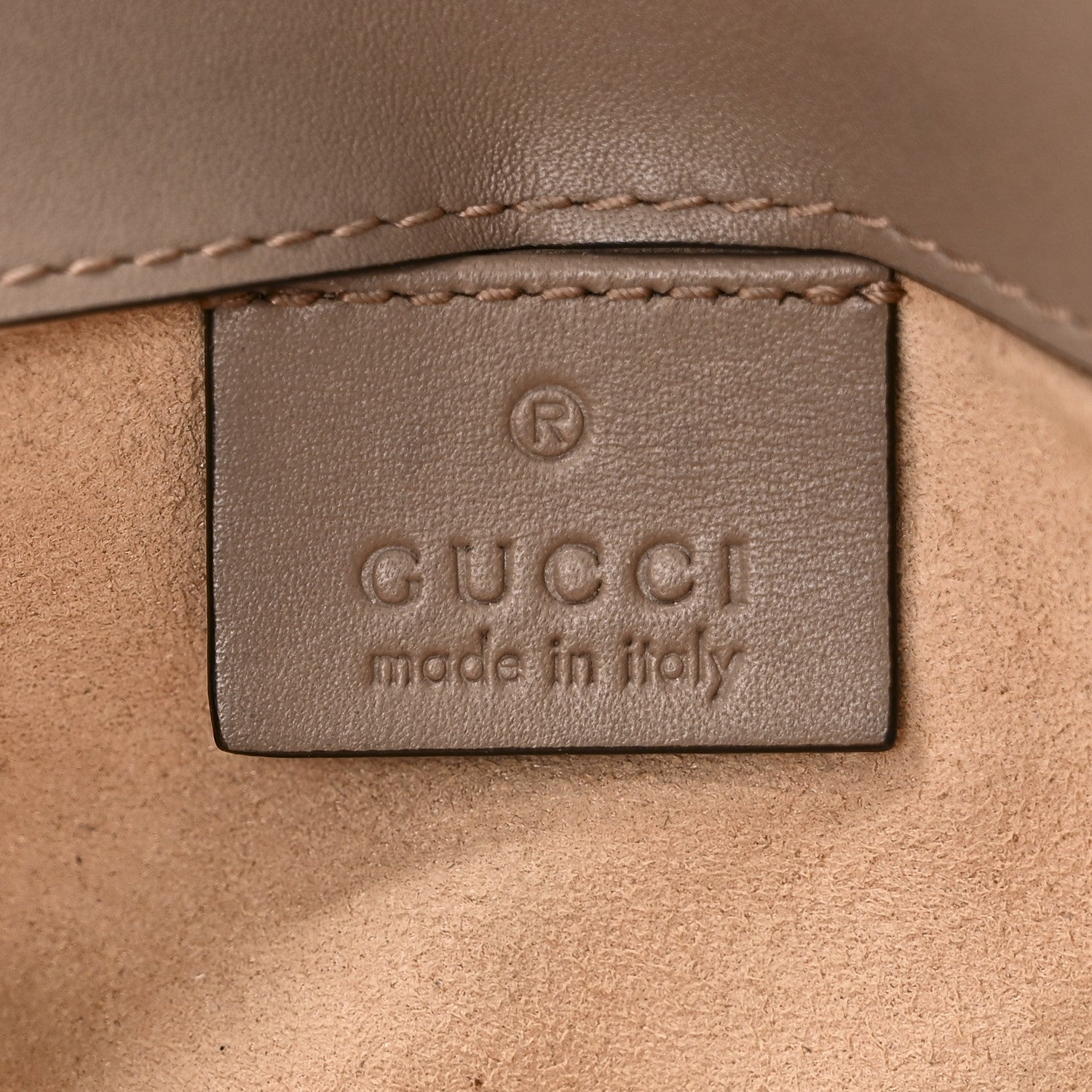 Gucci Calfskin Matelasse Super Mini GG Marmont Shoulder Bag Porcelain Rose 6 of 10