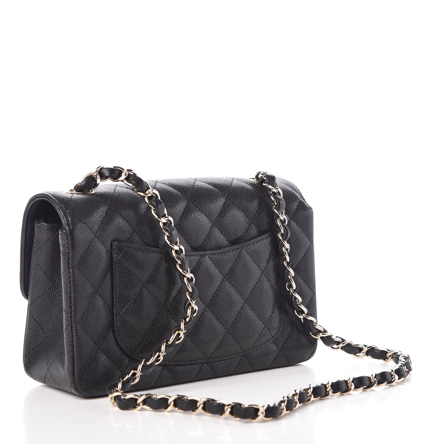 Chanel Caviar Quilted Mini Rectangular Flap Black 3 of 9