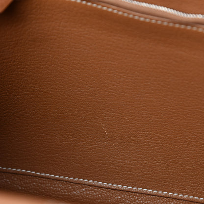 Hermes Taurillon Clemence Jypsiere 31 Gold 11 of 14