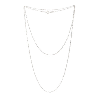 Tiffany Sterling Silver Chain Necklace 31" 3 of 5