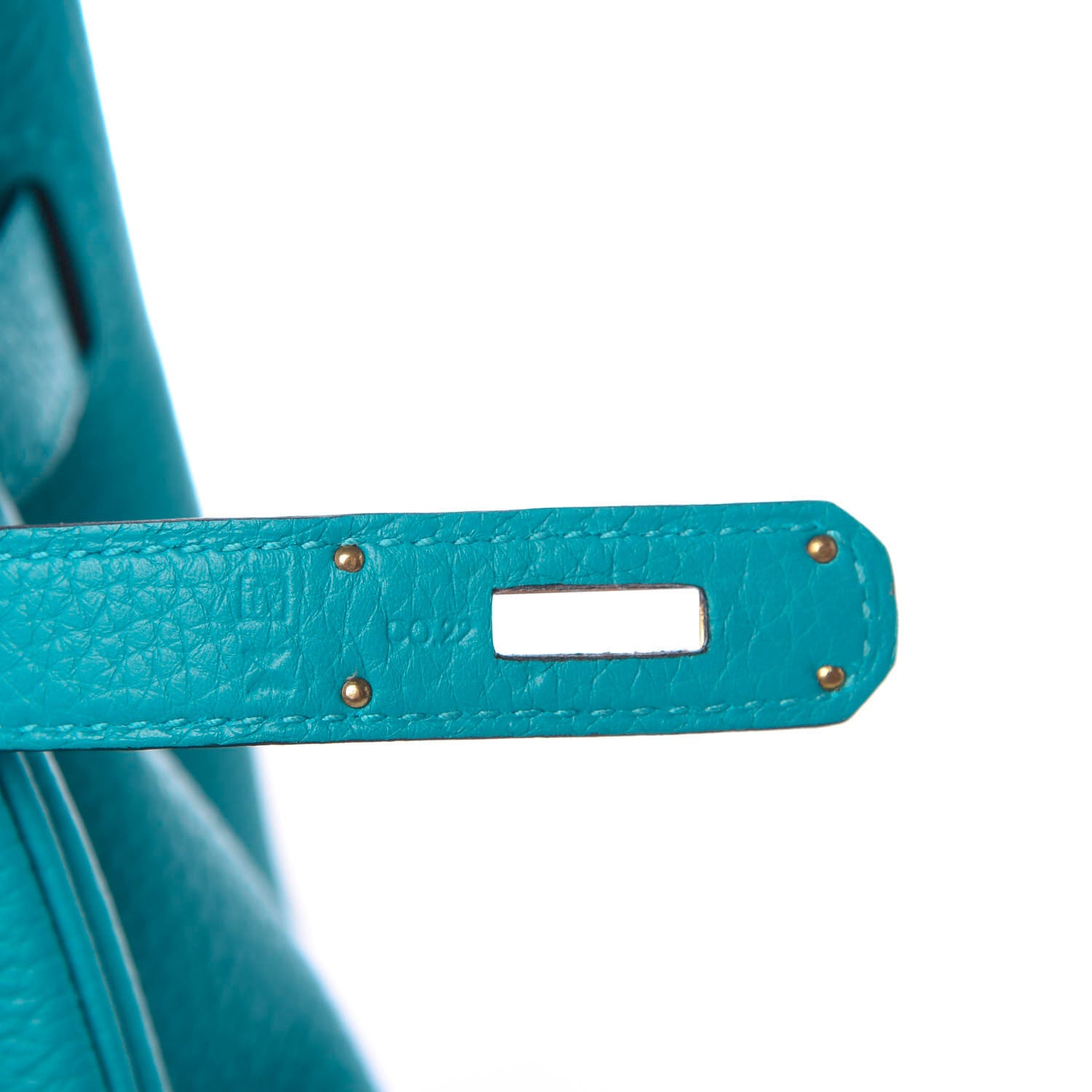Hermes Togo Birkin 30 Turquoise 9 of 11