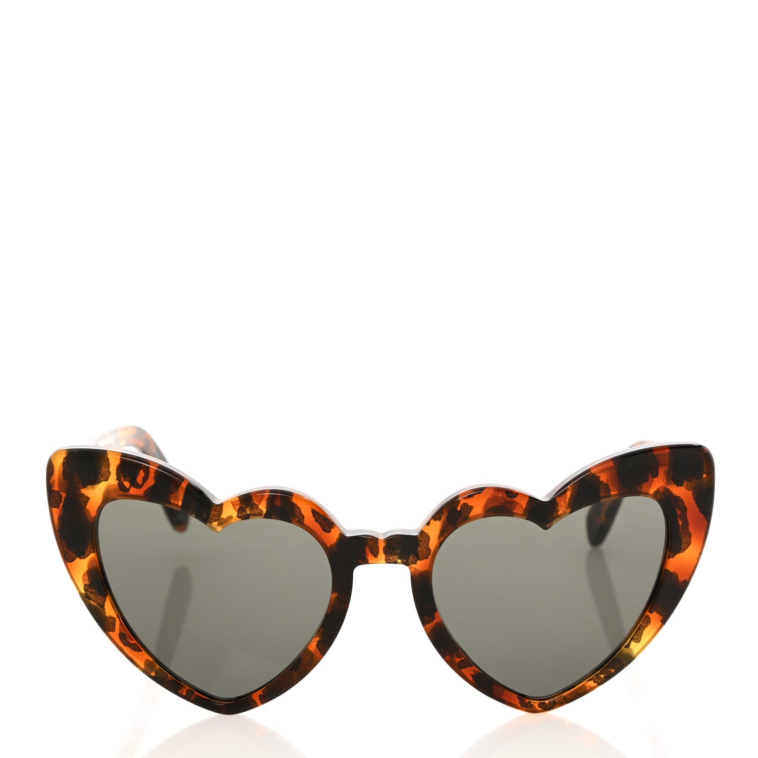 Saint Laurent Acetate Heart Frame Loulou SL181 Sunglasses Tortoise 2 of 7