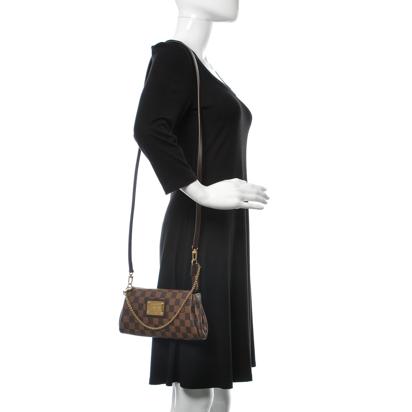 Damier Ebene Eva Clutch