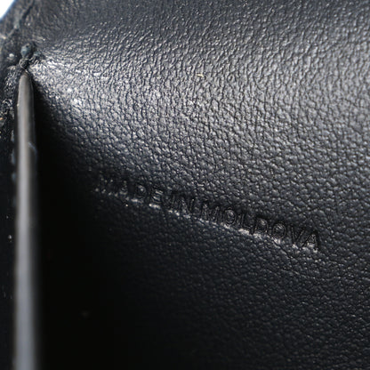 Burberry Calfskin Mini Vintage Check Note Bag Black 7 of 10