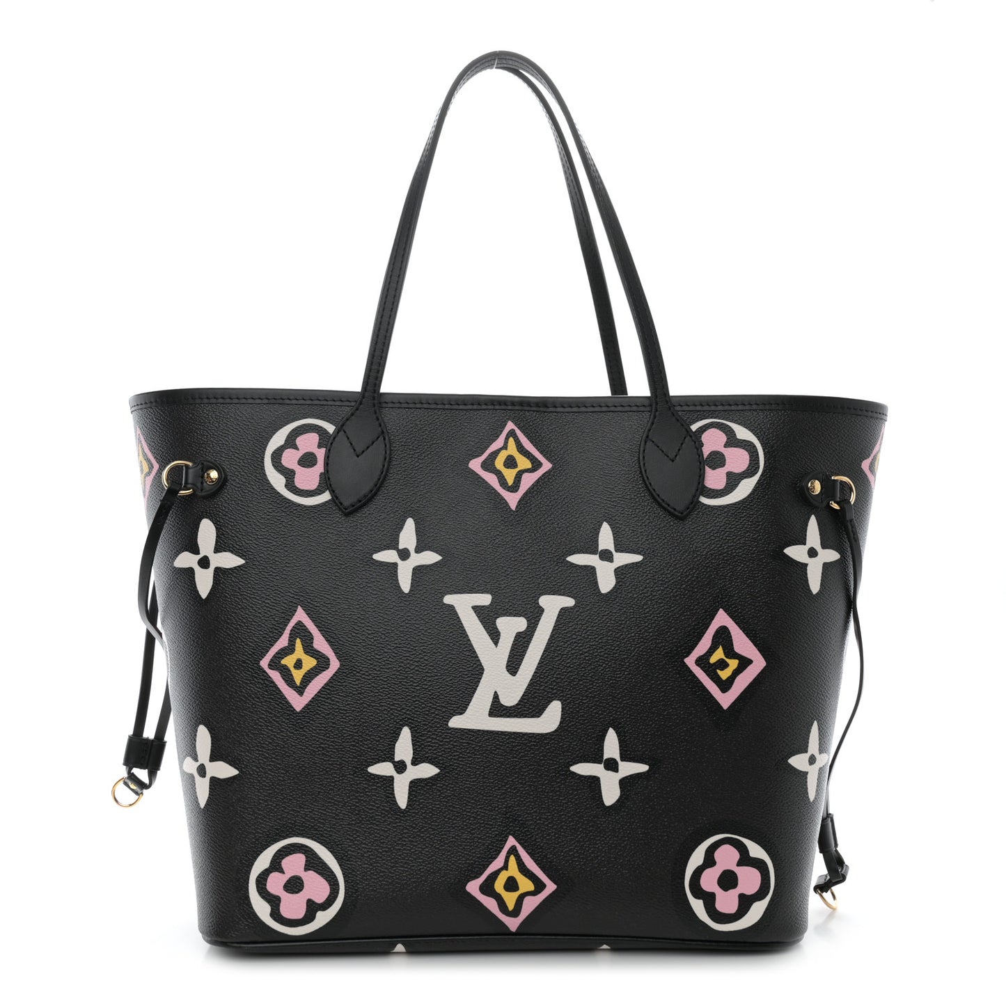 Monogram Giant Wild at Heart Neverfull MM Black
