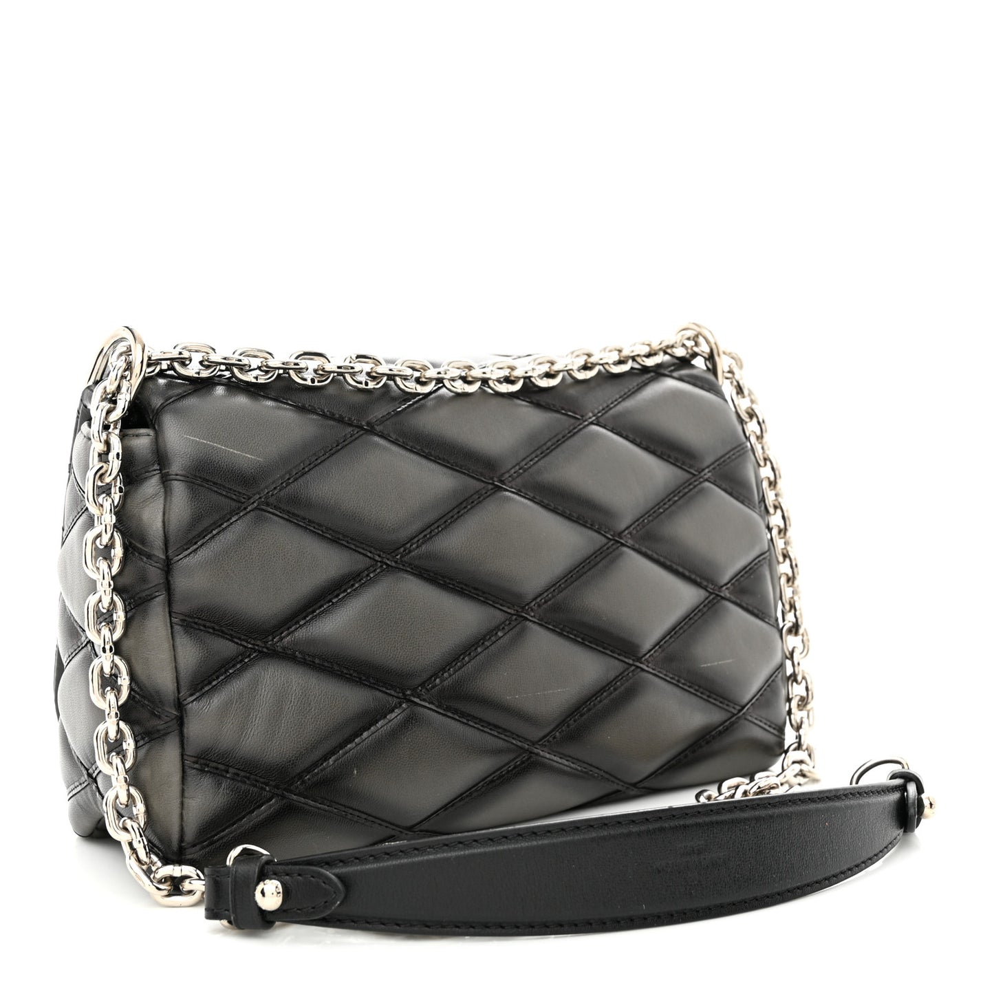 Lambskin Malletage GO-14 PM Charcoal
