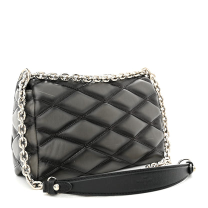 Louis Vuitton Lambskin Malletage GO-14 PM Charcoal 3 of 13