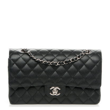 Chanel Caviar Quilted Medium Double Flap Black 1 of 7