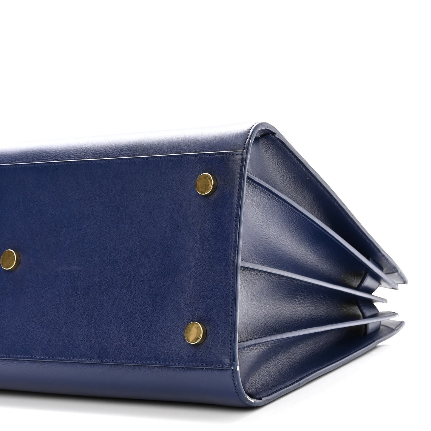 Calfskin Large Sac De Jour Carryall Navy