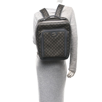 Gucci GG Supreme Monogram Ophidia Backpack  Grey 2 of 9