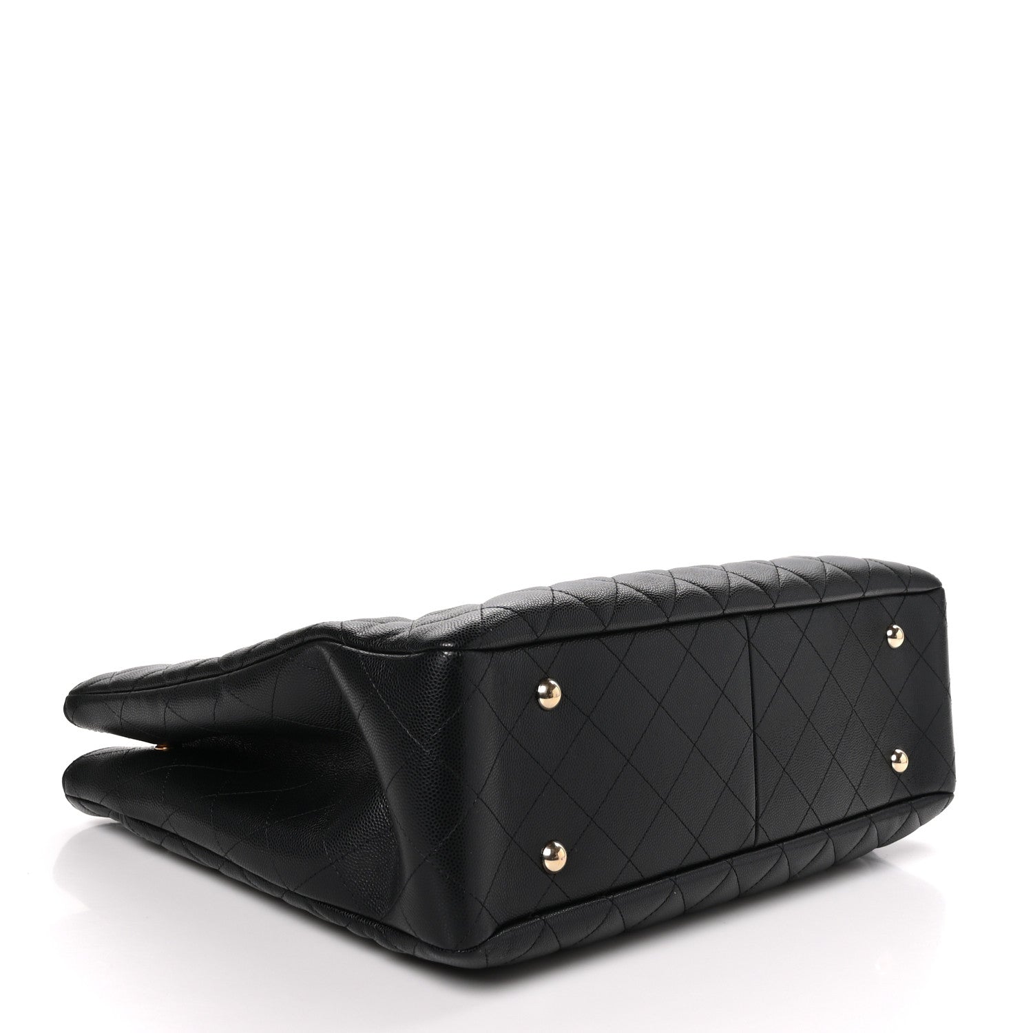 Chanel Caviar Quilted Large Shopping Tote Black 4 of 10