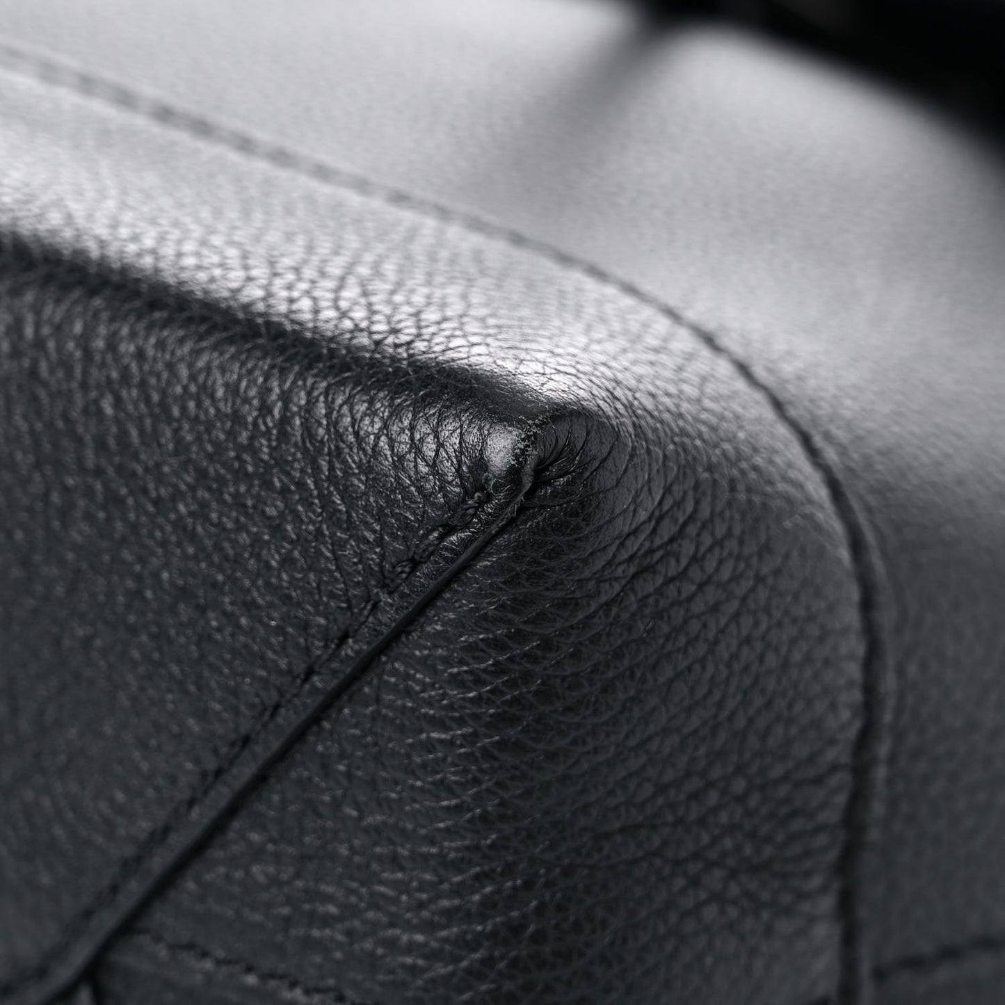 Calfskin Lockme Mini Backpack Black