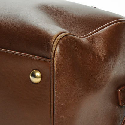 Saint Laurent Calfskin Classic Duffle 6 Cognac 11 of 13