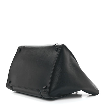 Celine Grained Calfskin Medium Phantom Luggage Black 10 of 13