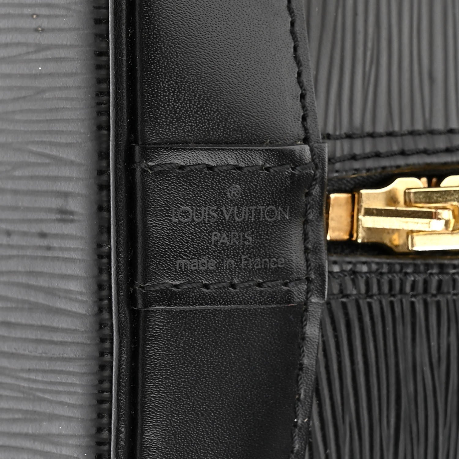 Louis Vuitton Epi Alma PM Black 6 of 10