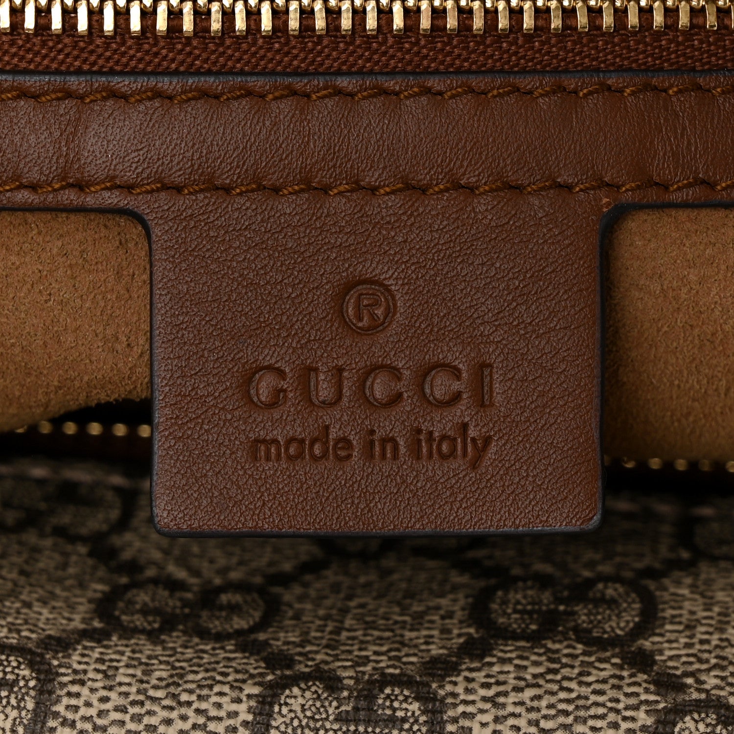 Gucci GG Supreme Monogram Large Linea A Hobo Light Brown 6 of 10