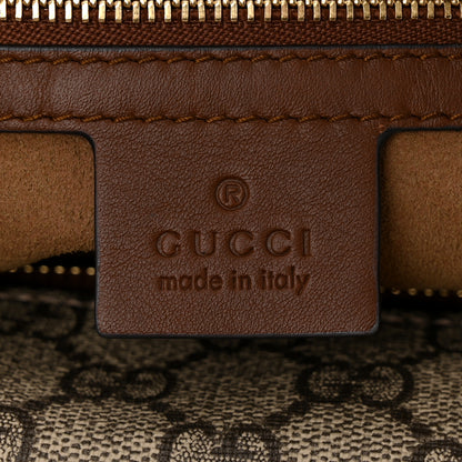 Gucci GG Supreme Monogram Large Linea A Hobo Light Brown 6 of 10