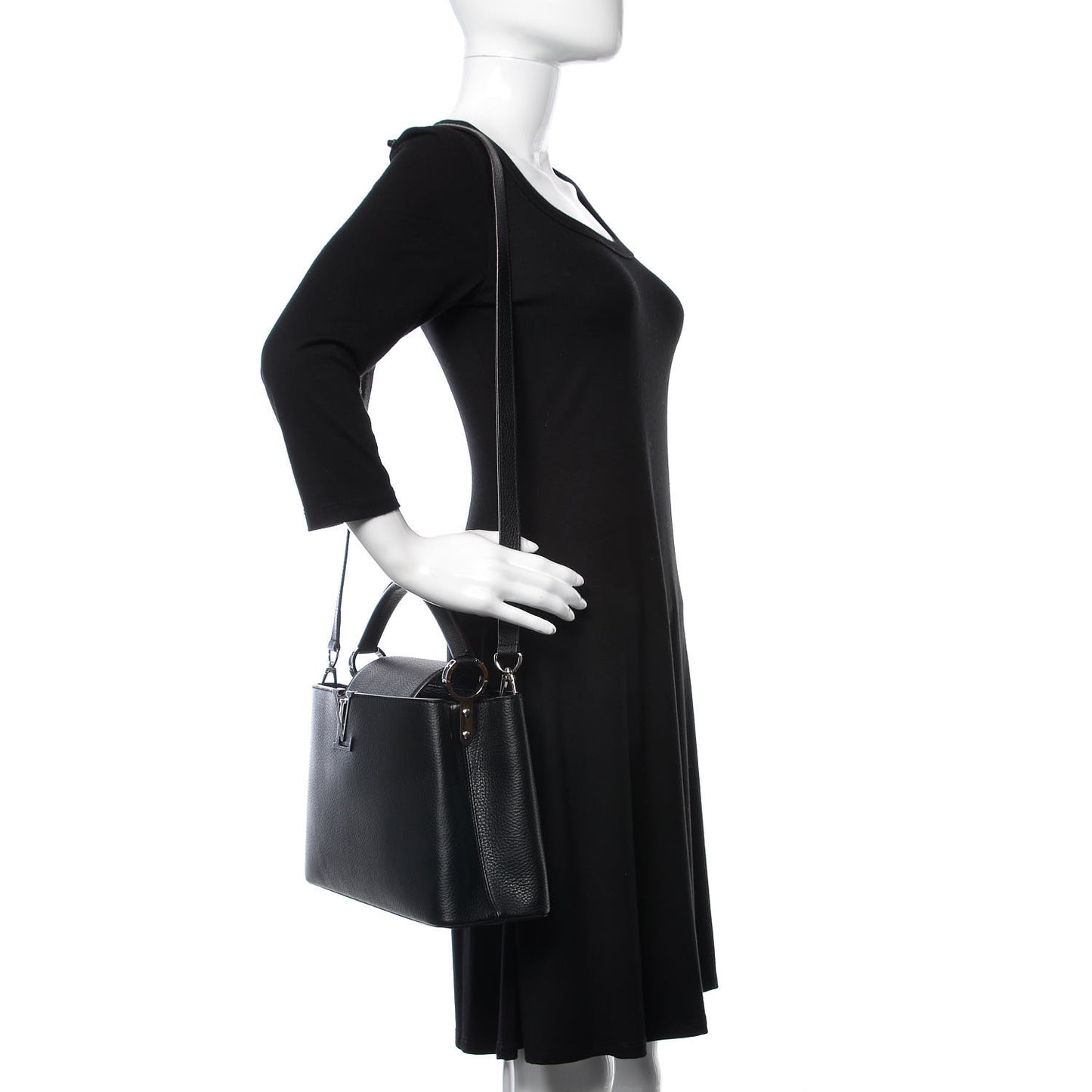 Taurillon Capucines PM Black