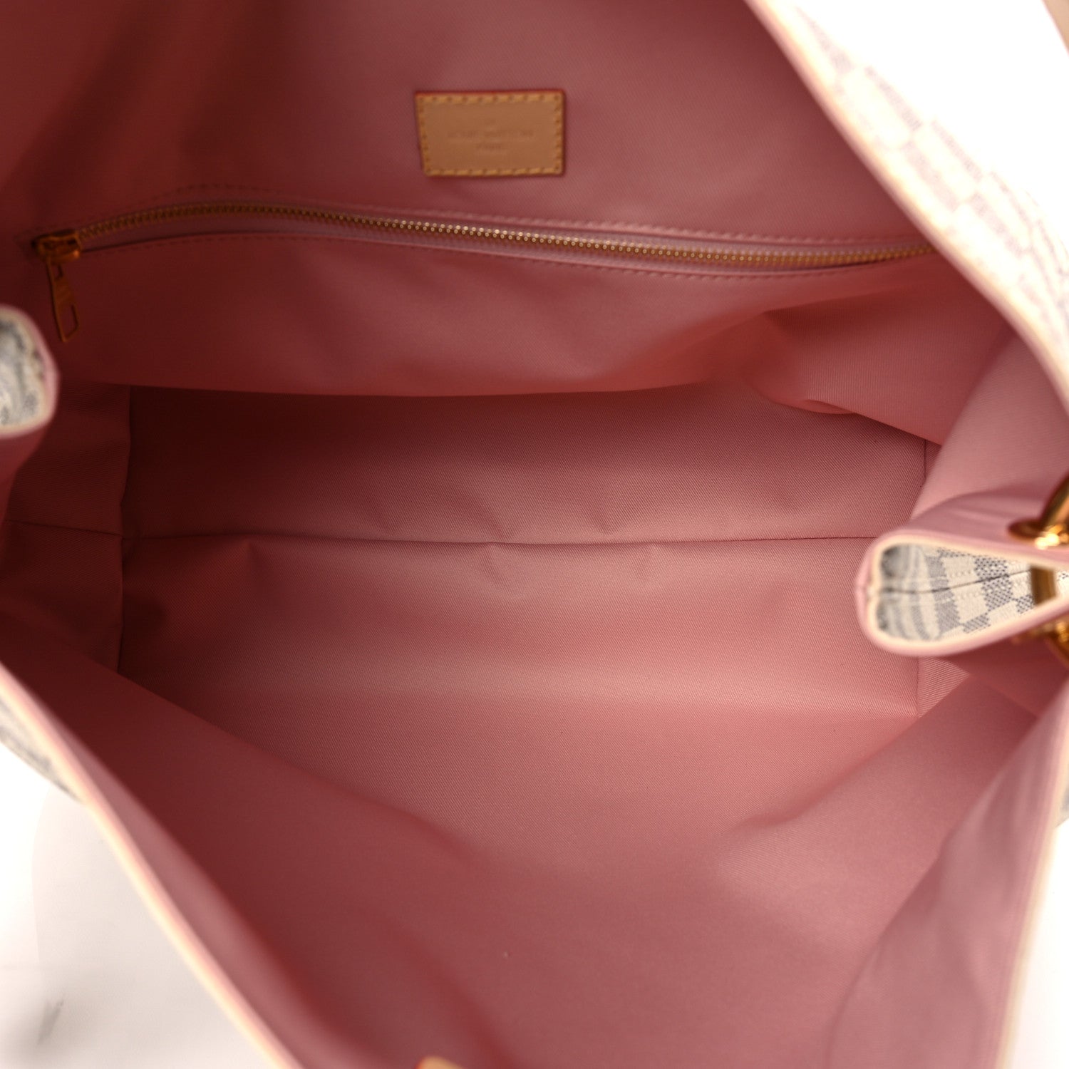 Louis Vuitton Damier Azur Graceful MM Rose Ballerine 4 of 6