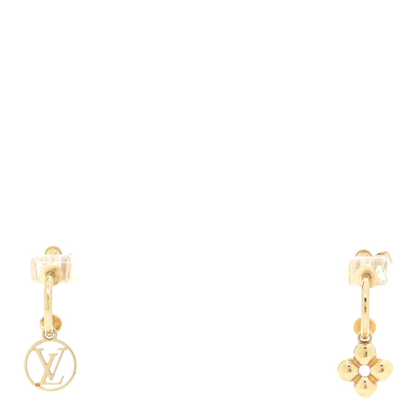 Brass Blooming Earrings Gold