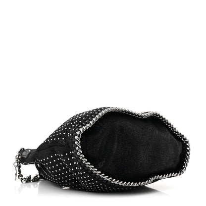 Stella McCartney Shaggy Deer Small Falabella Studded Bucket Bag Black 4 of 10