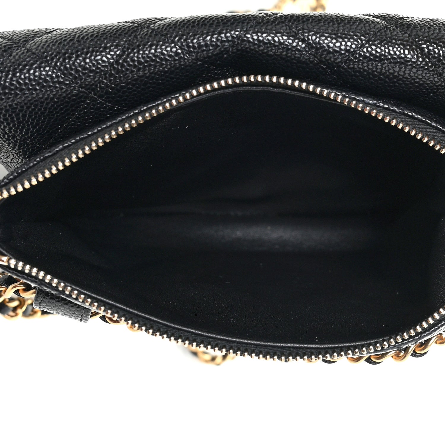 Chanel Shiny Caviar Pick Me Up Flap Belt Bag Black 6 of 15