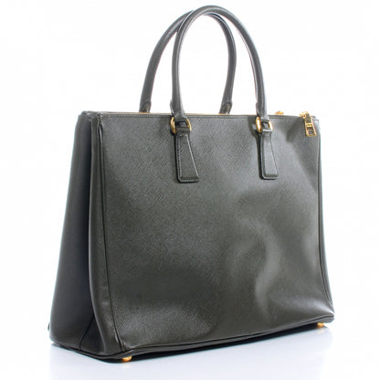 Prada Saffiano Lux Tote Militare 3 of 9