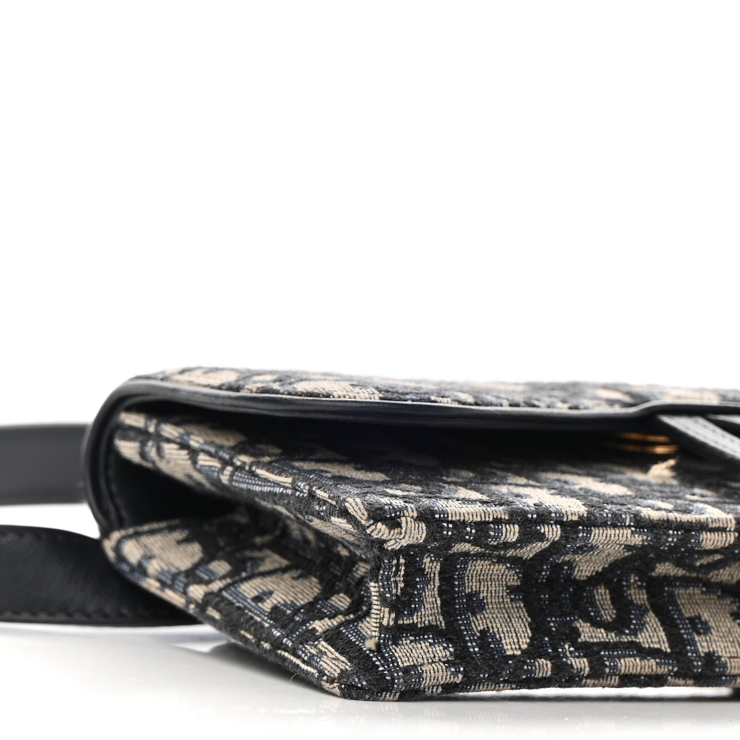 Christian Dior Oblique Saddle Belt Bag Blue 7 of 10