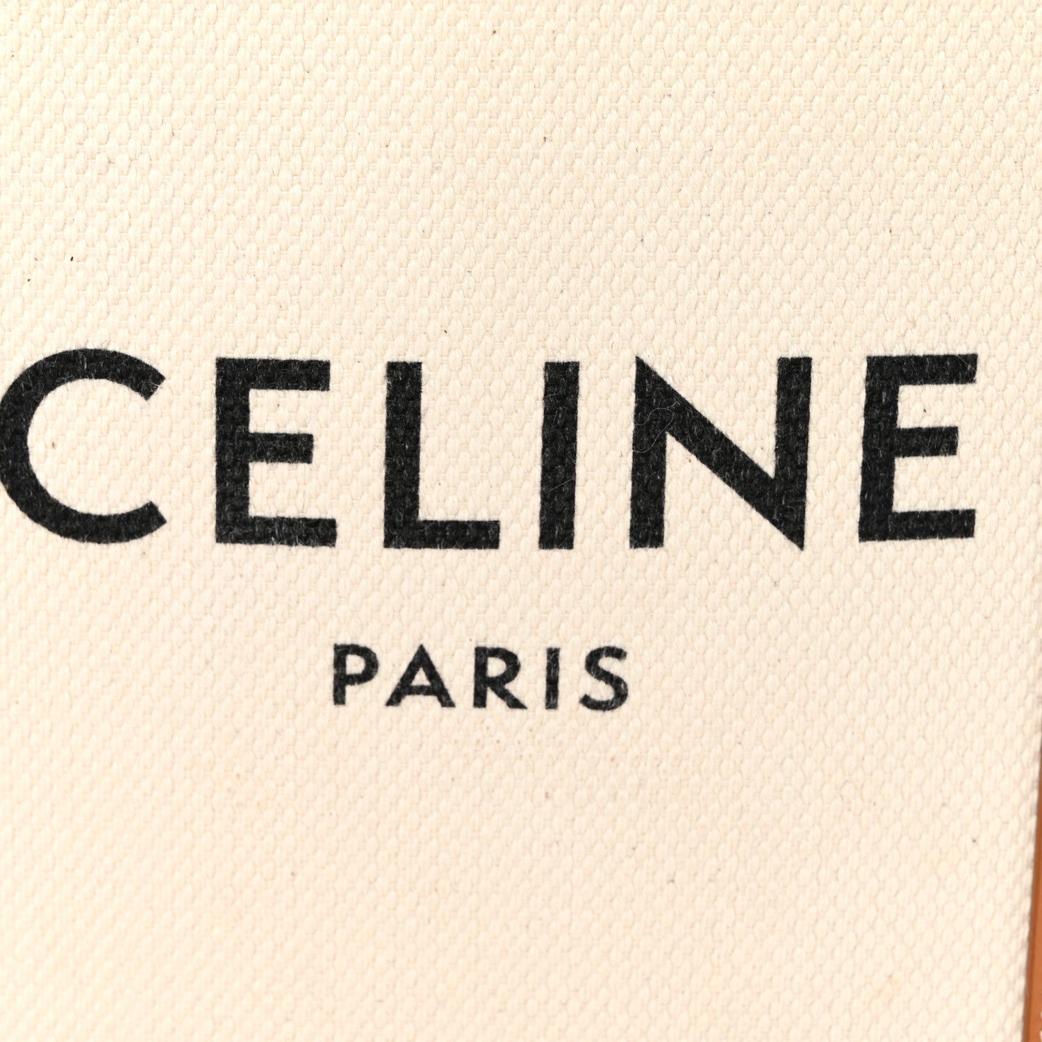 Celine Canvas Calfskin Mini Vertical Cabas Natural Tan 6 of 11