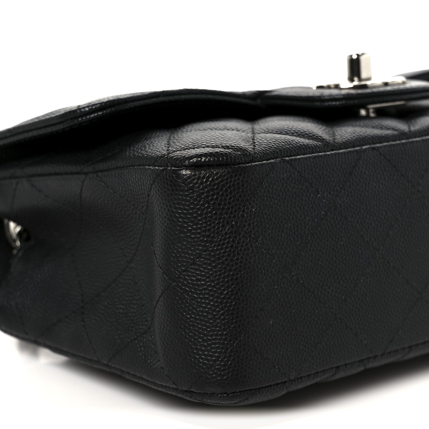 Chanel Caviar Quilted Mini Rectangular Flap Black 10 of 12