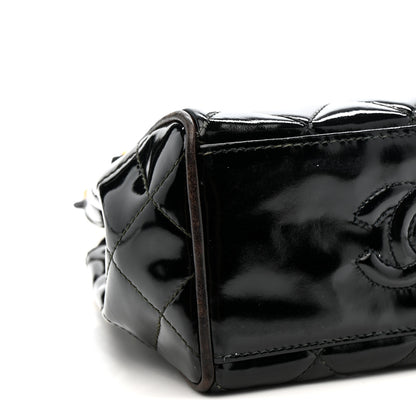 Chanel Patent Quilted Mini Shoulder Bag Black 9 of 15