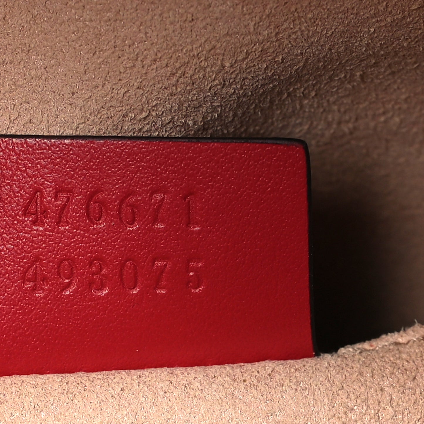 Calfskin Matelasse GG Marmont Dome Backpack Hibiscus Red