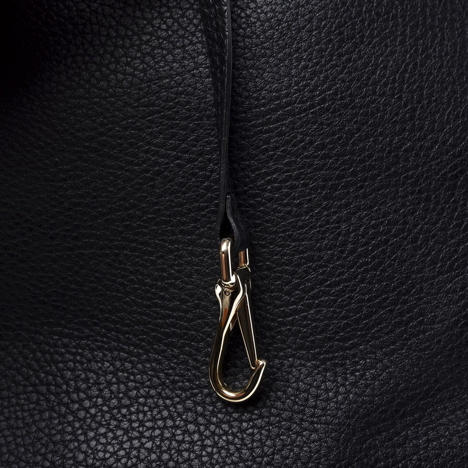 Burberry Grainy Calfskin Medium Cale Hobo Black 9 of 11