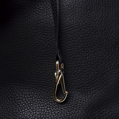 Burberry Grainy Calfskin Medium Cale Hobo Black 9 of 11