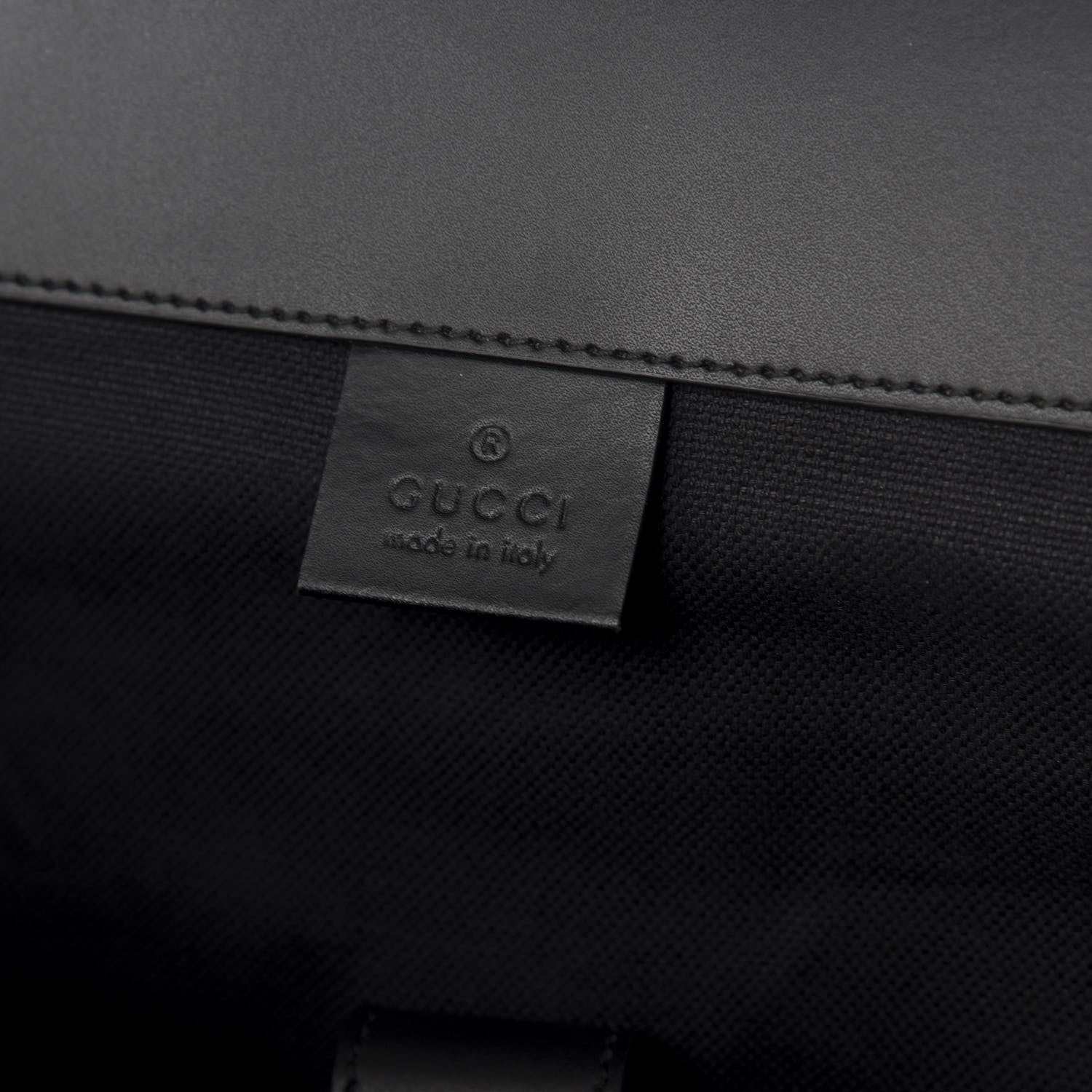 Gucci Soft GG Supreme Monogram Appia Calfskin Web Double Buckle Backpack Black 7 of 10