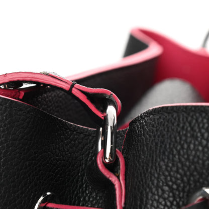 Louis Vuitton Calfskin Lockme Bucket Black 16 of 18