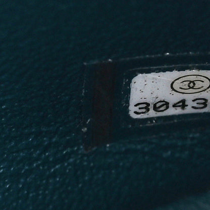 Chanel Lambskin Quilted Mini Rectangular Flap Dark Blue 6 of 12
