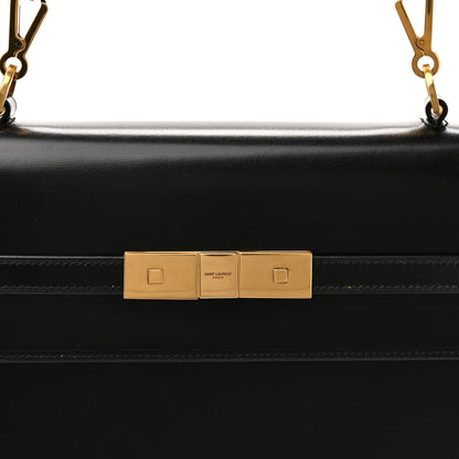 Saint Laurent Smooth Calfskin Manhattan Top Handle Black 8 of 12