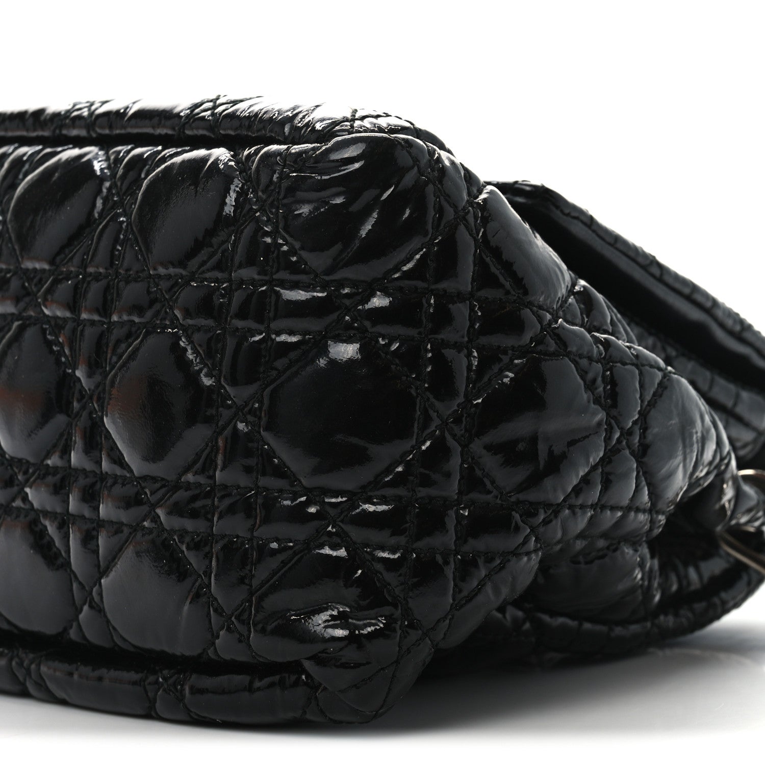 Christian Dior Patent Cannage New Lock Flap Black 10 of 10