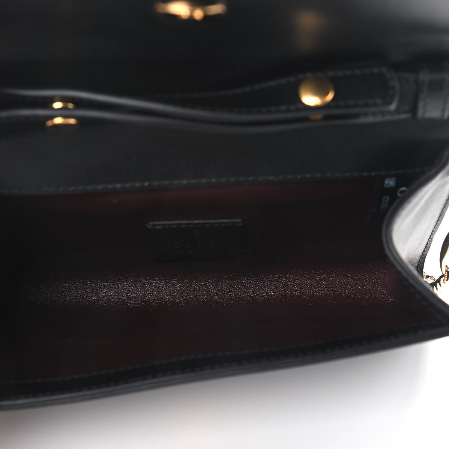 Gucci Smooth Calfskin Mini Zumi Shoulder Bag Black 5 of 10