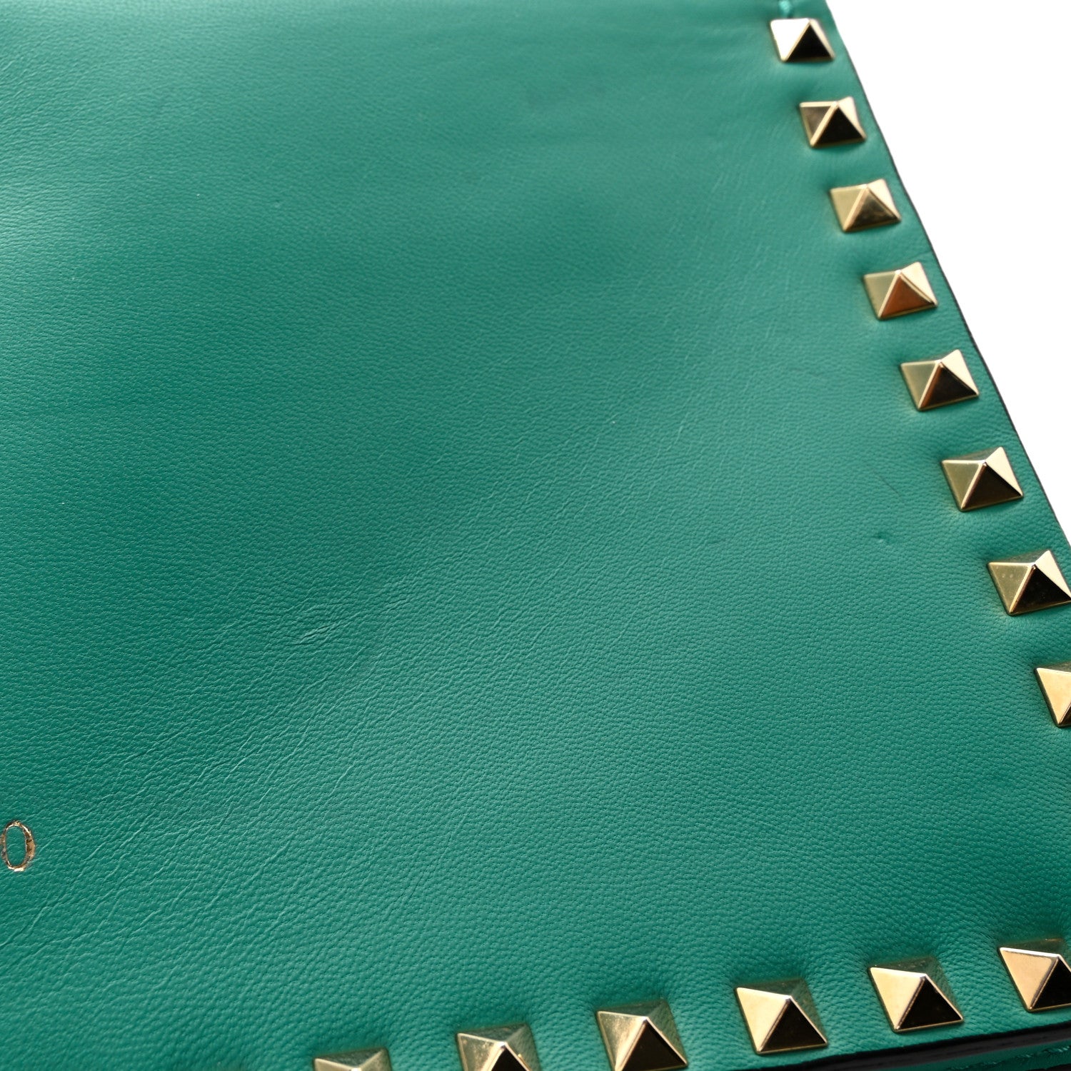 Valentino Garavani Nappa Rockstud Wristlet Clutch Colibri 8 of 9