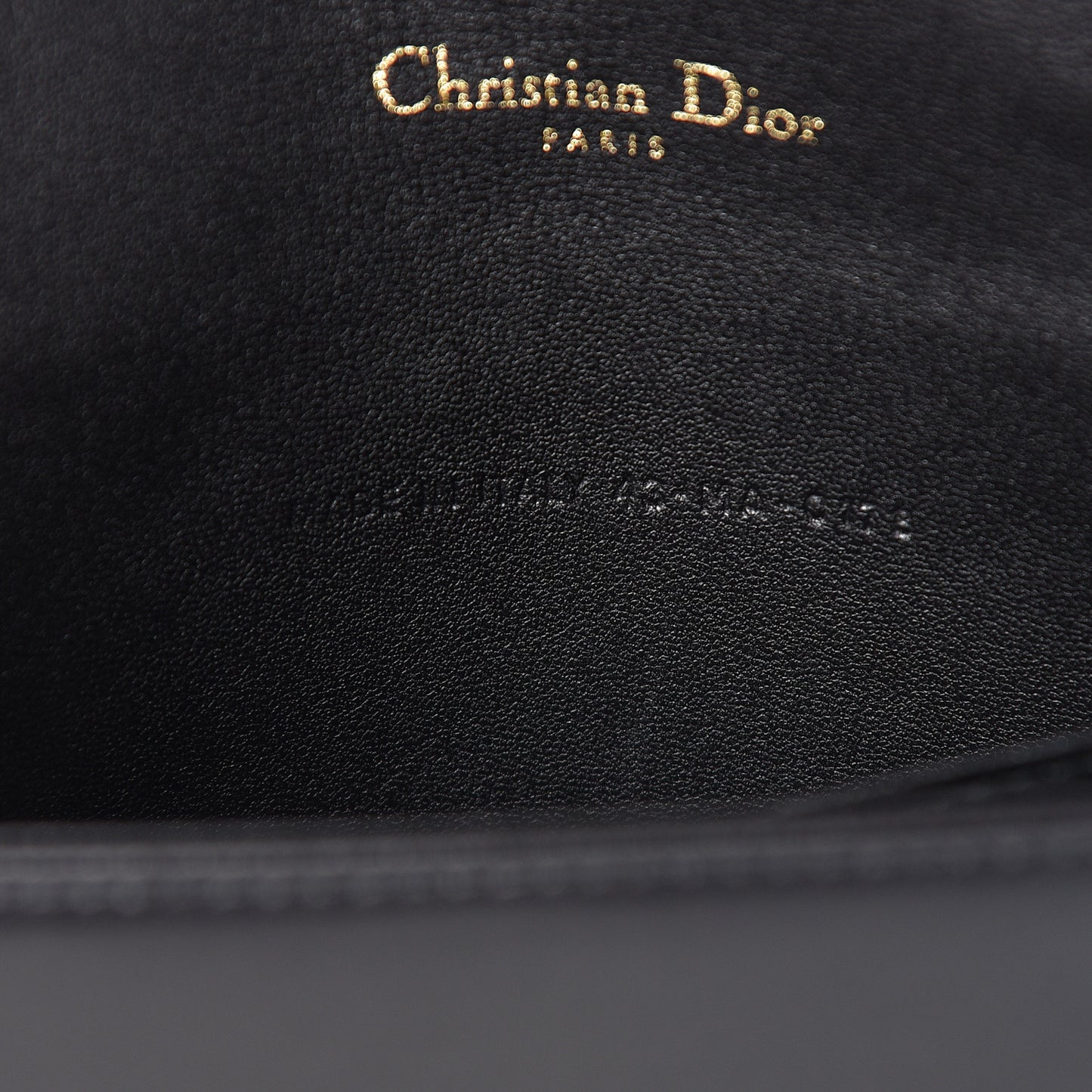 Lambskin Cannage Lady Dior Pouch Black