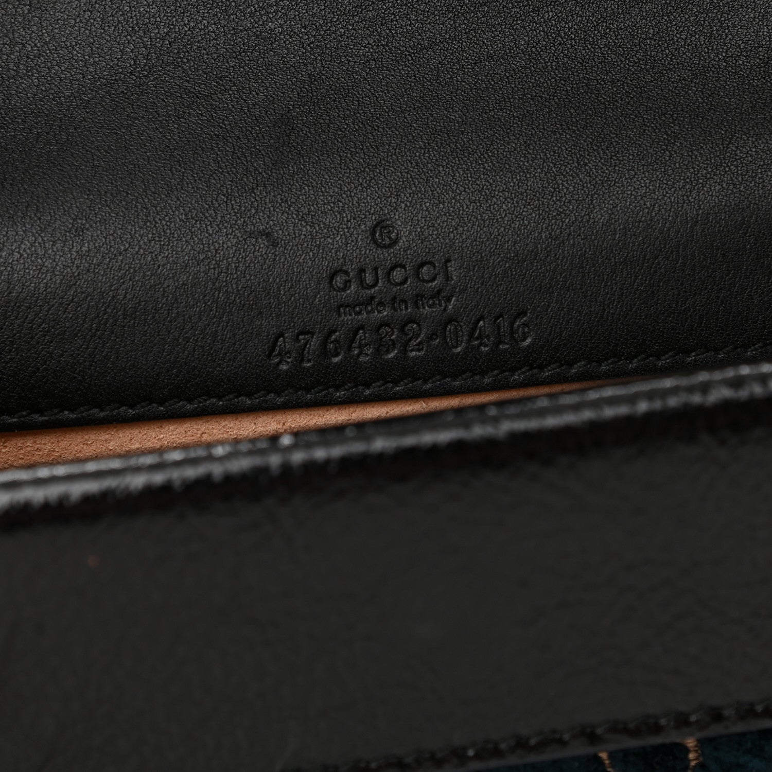 Gucci Velvet GG Monogram Super Mini Dionysus Shoulder Bag Blue Beige Black 6 of 10