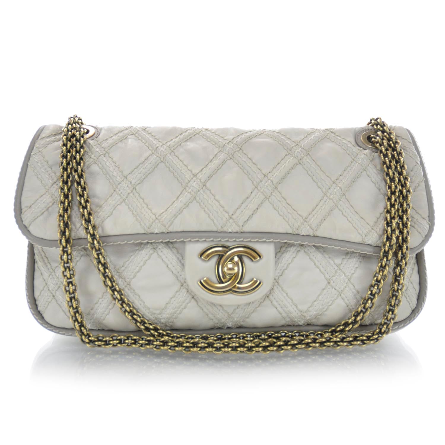 Chanel Calfskin Quilted Flap 1 of 9