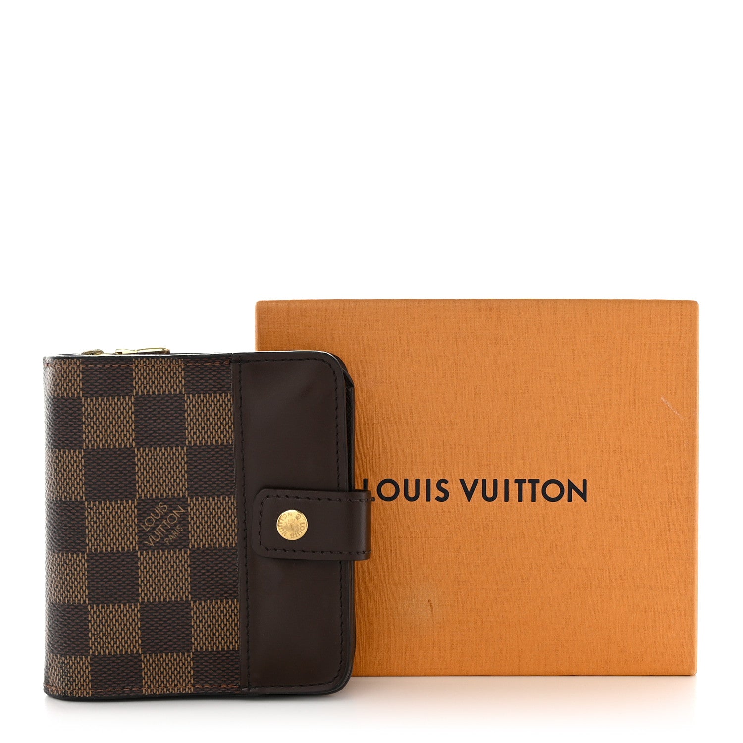 Louis Vuitton Damier Ebene Zippe Zipped Compact Wallet 12 of 12