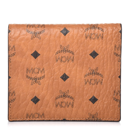 MCM Visetos ID Wallet Cognac 1 of 10