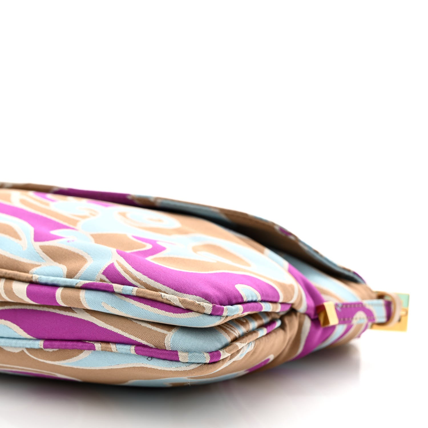 Fendi Satin Printed Baguette Multicolor 9 of 10