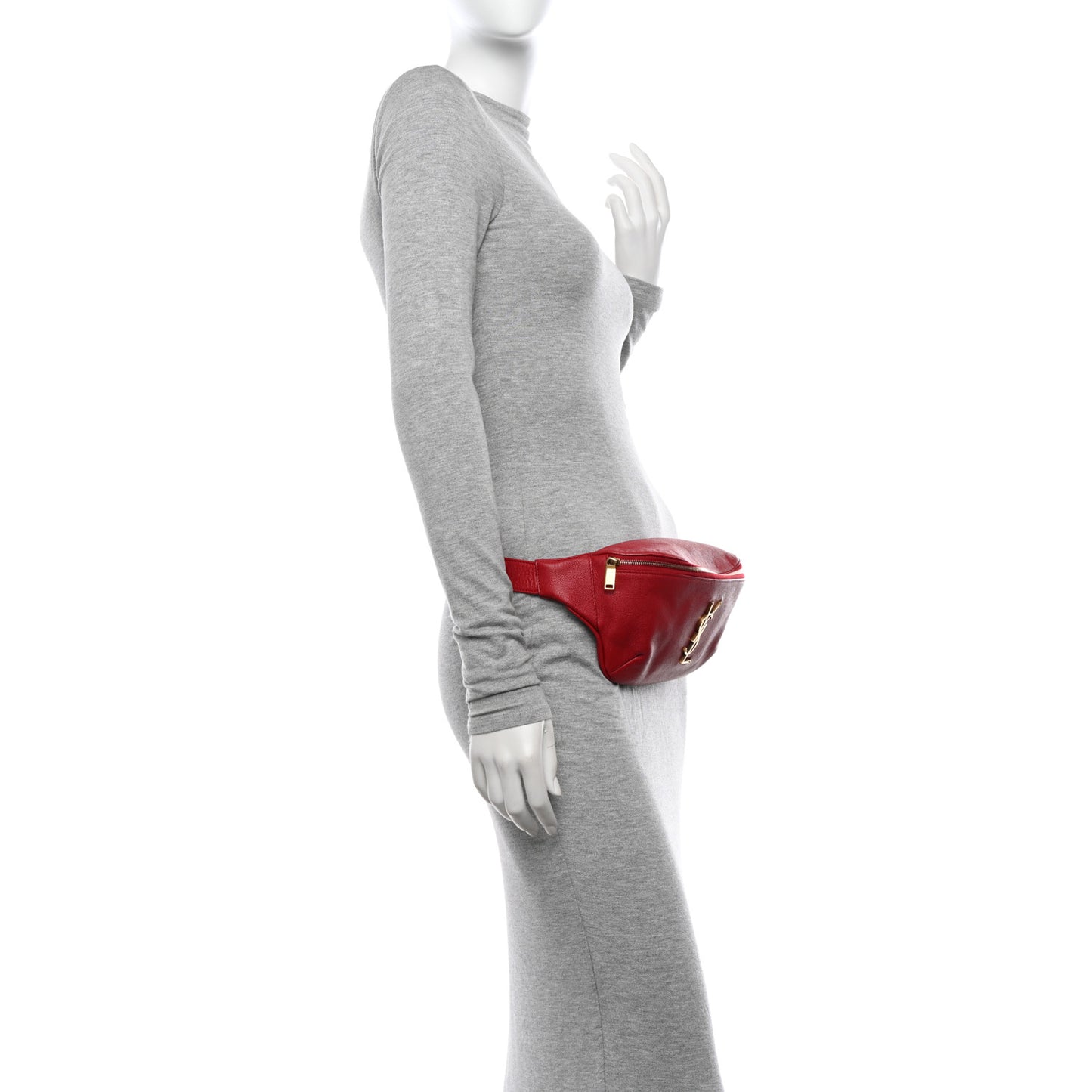 Grain De Poudre Monogram Belt Bag Rouge Eros