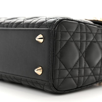 Christian Dior Lambskin Cannage Small My ABCDior Lady Dior Black 9 of 11