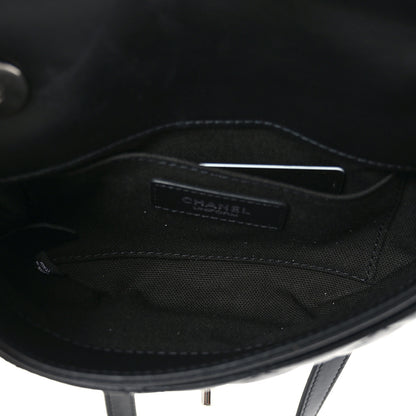 Chanel Calfskin Quilted CC Uniform Flap Belt Bag Black 4 of 8